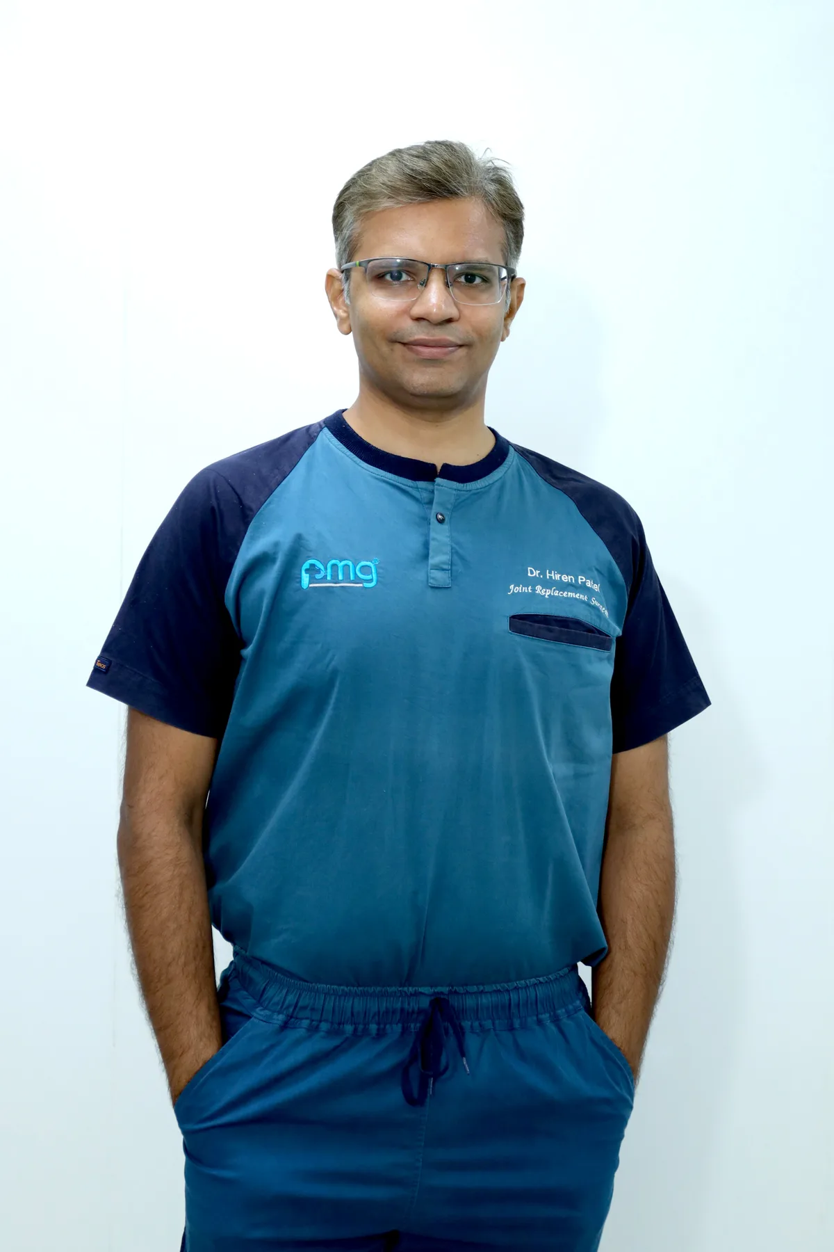 Dr. Hiren Patel, MS (Ortho.), Joint Replacement Surgeon at PMG Orthopedic Hospital, Gota, Ahmedabad